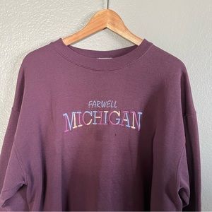 Lee Vintage Farewell Michigan Crewneck